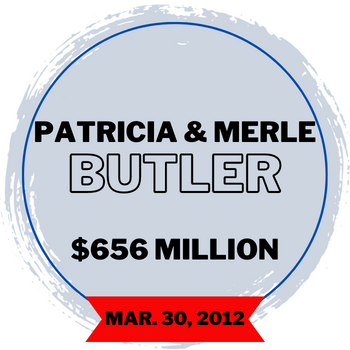 Patricia and Merle Butler - Mega Millions winners